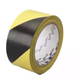 Nastro adesivo vinilico 766 5cmx33 m giallo nero 