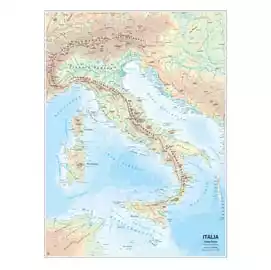 Carta geografica Italia scolastica murale 