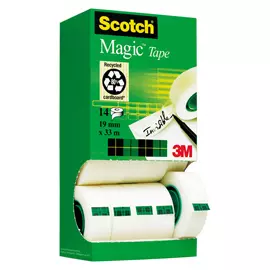 Nastro scotch magic 810 adesivo permanente, scrivibile e invisibile su carta e fotocopia. non secca, non ingiallisce e