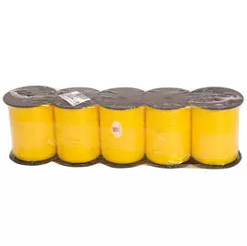 Rocca nastro splendene. dimensioni: 10mm x 250mt. colore: giallo limone 22.
