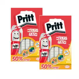 Gommini adesivi Multi Tack riutilizzabili bianco Pritt conf. 95 pezzi