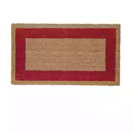 Zerbino Cocco 60x100cm fondo in vinile rosso Velcoc