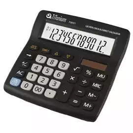 Calcolatrice da tavolo 73031 12 cifre nero 
