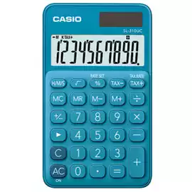 Calcolatrice tascabile SL 310UC 10 cifre blu 