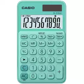 Calcolatrice tascabile SL 310UC 10 cifre verde 
