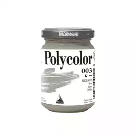 Colore vinilico Polycolor 140ml argento 