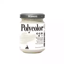 Colore vinilico Polycolor 140ml bianco titanio 