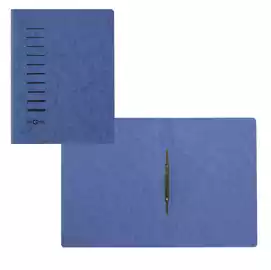 Cartella con pressino cartone A4 blu 