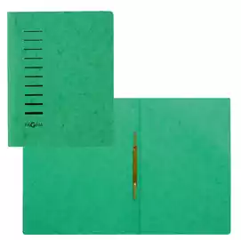 Cartella con pressino cartone A4 verde 