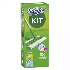 Swiffer Dry Starter Kit completo (8 panni + 3 panni wet) Swiffer