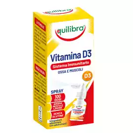 Integratore spray Vitamina D3 sistema immunitario, ossa muscoli 13ml 