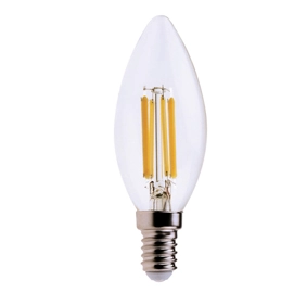 Lampada led classe tipo f luce bianca calda (3000k). potenza 6w. potenza equivalente 60w. risparmio energetico 90%.