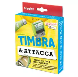 Kit TimbraAttacca per stampa su tessuti etichette 