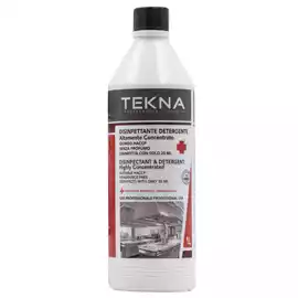 Disinfettante detergente per superfici super concentrato 1 lt Tekna