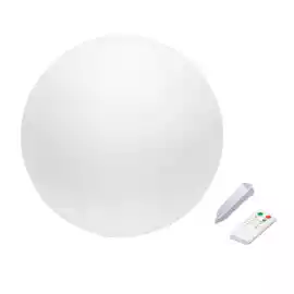 Palla led RGB Solar Nova XL a ricarica solare diametro 30cm bianco 