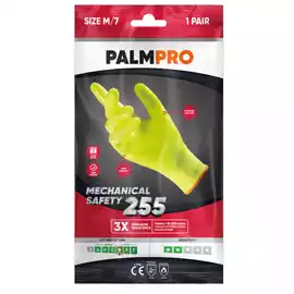 Guanti mechanical Safety Palmpro 255 taglia M giallo fluo 