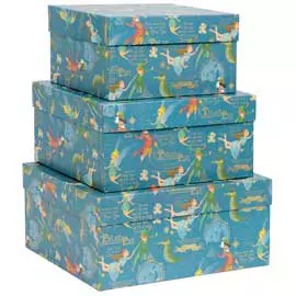 Set scatole regalo c coperchio composto da 3 scatole in vari dimensioni ( 18x14x12cm   21x17x13cm   24x20x14cm)