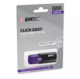  Memoria USB B110 USB 3.2 ClickEasy viola ECMMD128GB113 128 GB