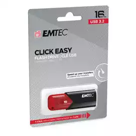  Memoria USB B110 USB 3.2 ClickEasy rosso ECMMD16GB113 16 GB
