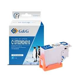 Cartuccia ink compatibile g g ciano per epson expression premium xp 6000 6005