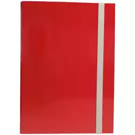 Cartella progetto con elastico dorso 3cm rosso 