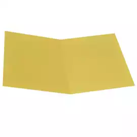 Cartellina semplice 200gr cartoncino bristol giallo sole  conf. 50...