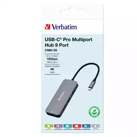  USB C Pro Multiport Hub 9 Port CMH 09