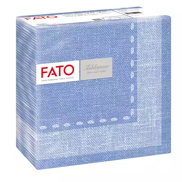 Tovagliolo linea AirLaid carta 40x40cm cachemire blu Fato conf. 50 pezzi