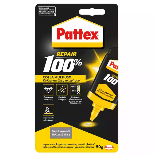 Colla universale Pattex Repair 100 colla 50gr trasparente Pattex