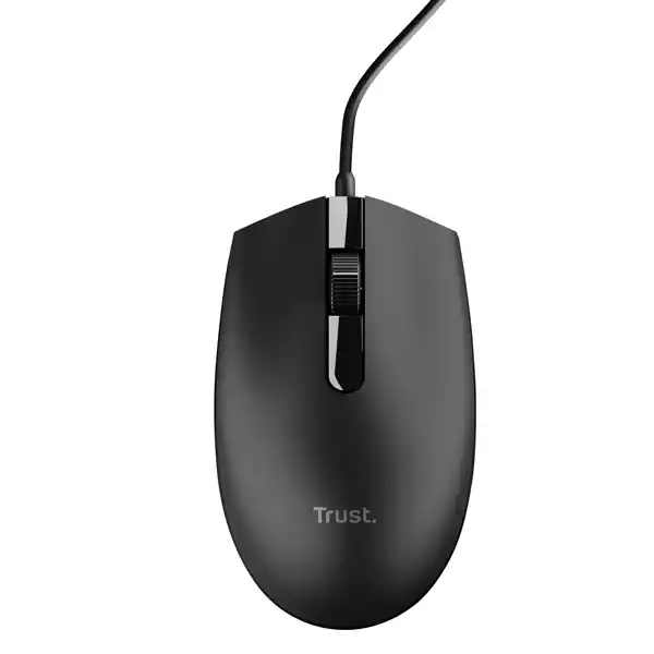 Mouse ottico con filo TM_101 Eco nero Trust