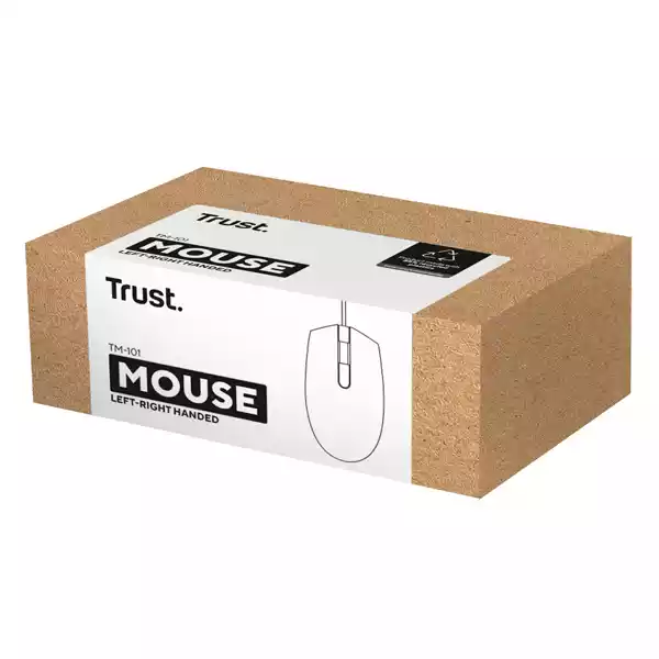 Mouse ottico con filo TM_101 Eco nero Trust