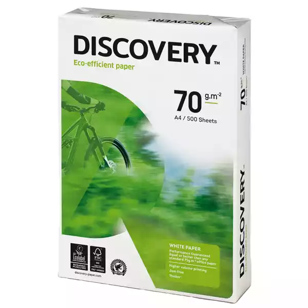 Carta Discovery 70 A4 70gr bianco conf. 500 fogli
