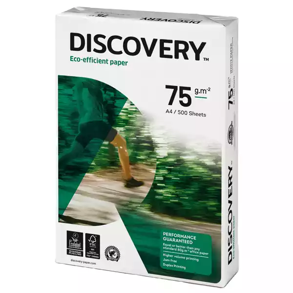 Carta Discovery 75 A4 75gr bianco conf. 500 fogli