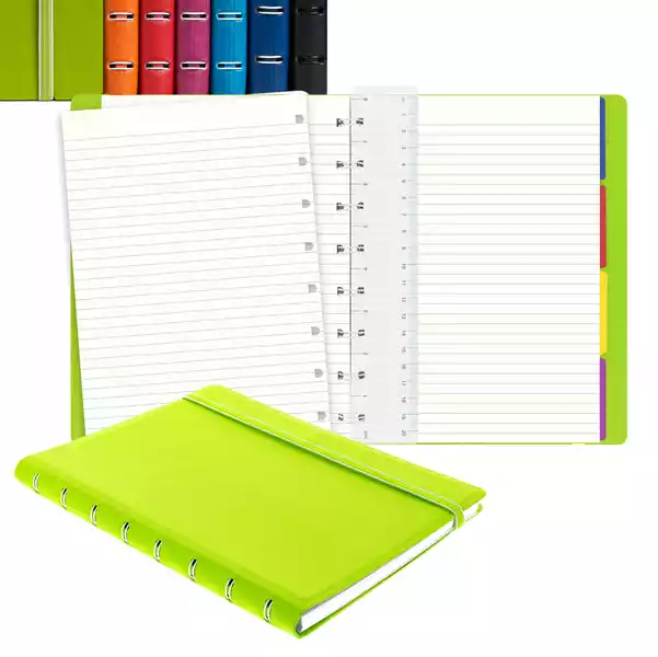 Notebook similpelle blu A5 a righe 56 pagine Filofax
