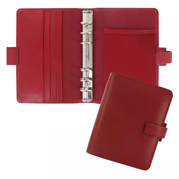 Organiser Metropol Pocket similpelle rosso 14,6x11,5x3,5mm Filofax