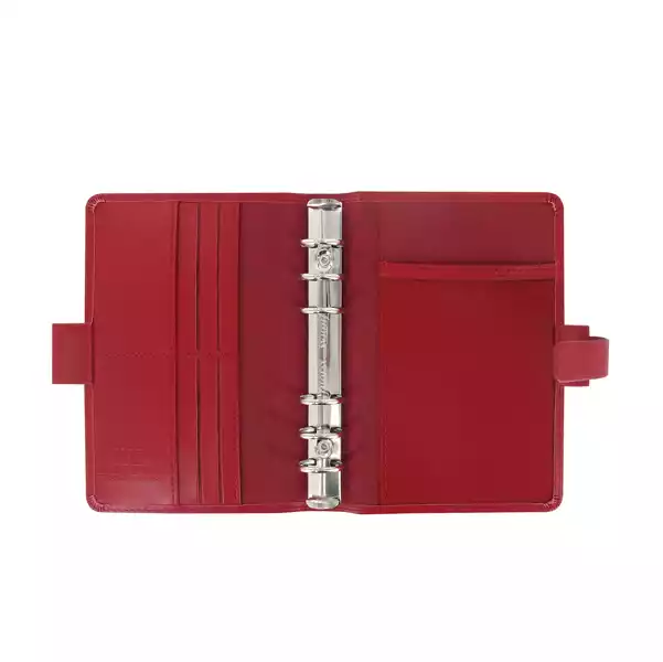 Organiser Metropol Pocket similpelle rosso 14,6x11,5x3,5mm Filofax
