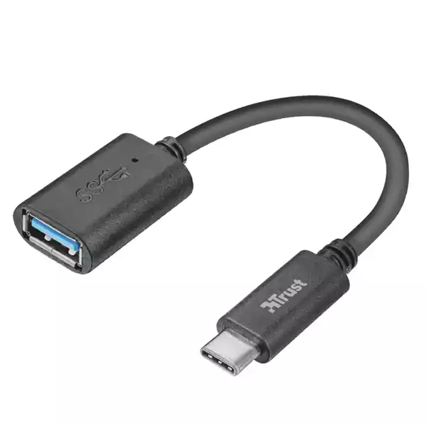 Convertitore da USB C a USB 3.1 gen 1 nero Trust