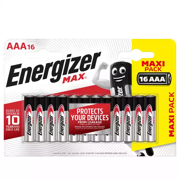 Pile ministilo AAA 1,5V Energizer max blister 16 pezzi