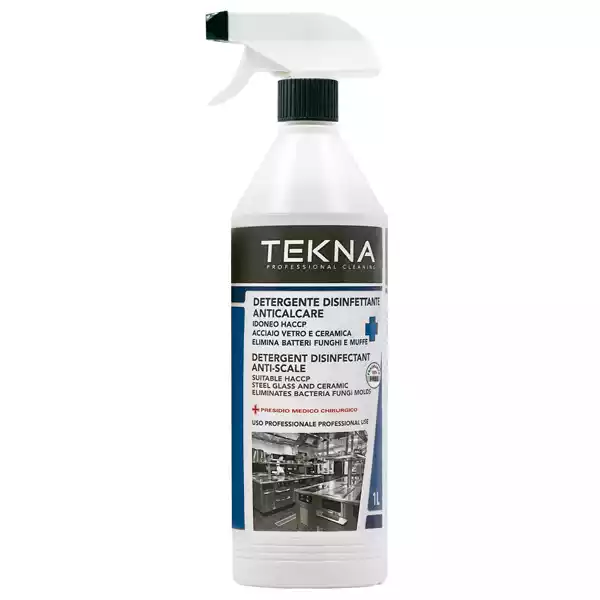 Detergente disinfettante anticalcare senza profumo 1 lt Tekna