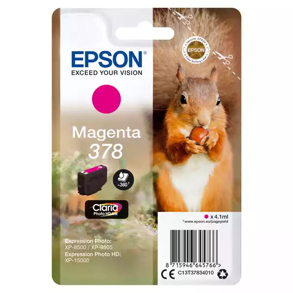 Epson Cartuccia ink 378 Magenta C13T37834010 360 pag