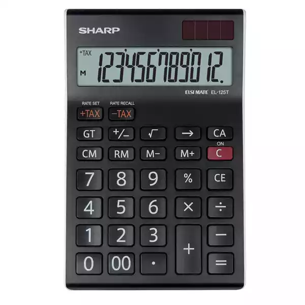 Sharp Calcolatrice da Tavolo EL 125T 12 cifre EL 125T